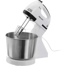 Stand Mixer, 2.0L, 2 Qt. 250 Watt, 7 Speeds, Small Electric Food Mixer