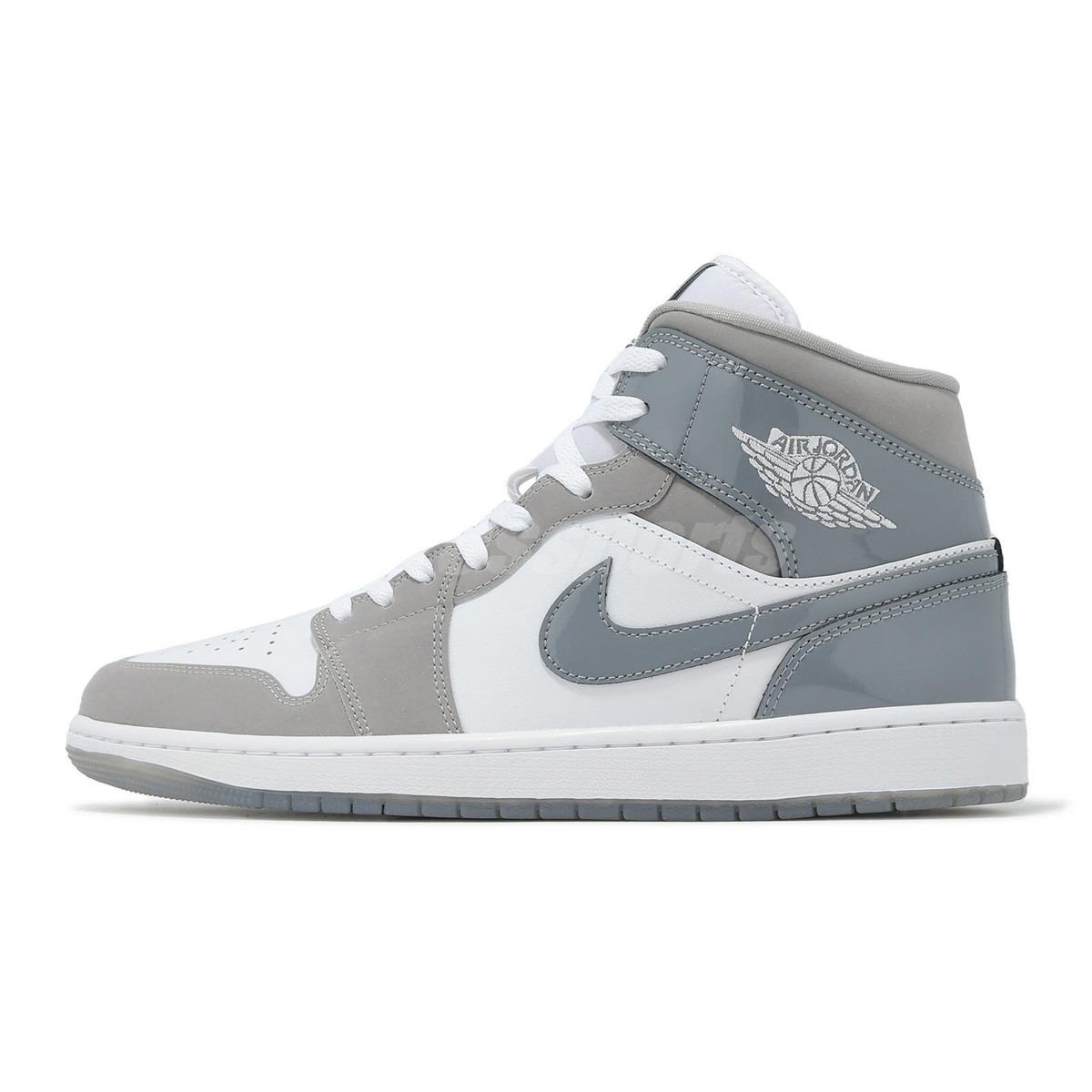 Nike Air Jordan 1 Mid SE AJ1 Cool Grey Men Casual Shoes