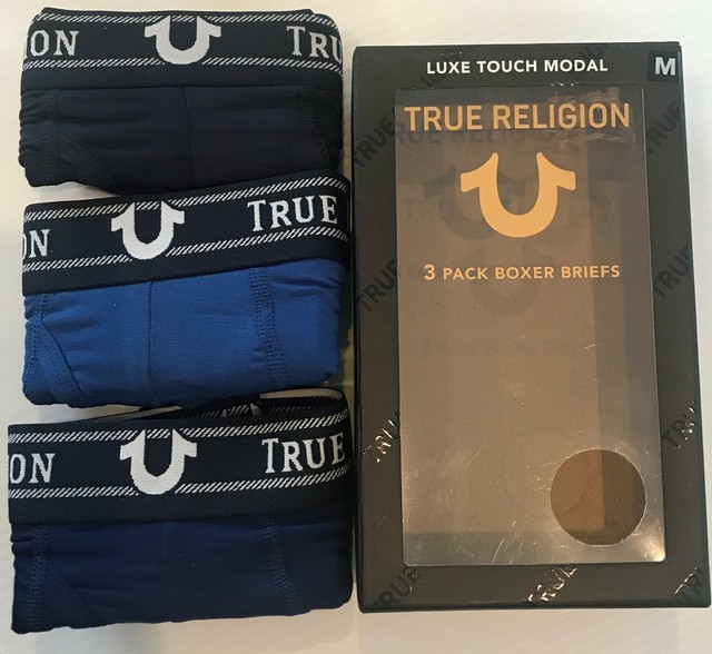 True Religion 3 Pack Premium Stretch Luxe Touch Modal Underwear Boxer