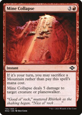 Magic the Gathering (mtg): MH2: Mine Collapse  (x 4)