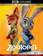 PREORDER - ZOOTOPIA (4K ULTRA HD) BLU RAY - Region free