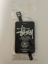 Stussy Black New York Los Angeles Tokyo London Paris Card Baggage Luggage Tags
