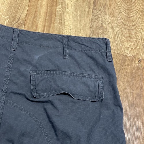 Carhartt Ripstop Cargo Pant Hose Zimmermann Arbeitshose grau Hose Gr. 38x32 - Bild 20 von 24