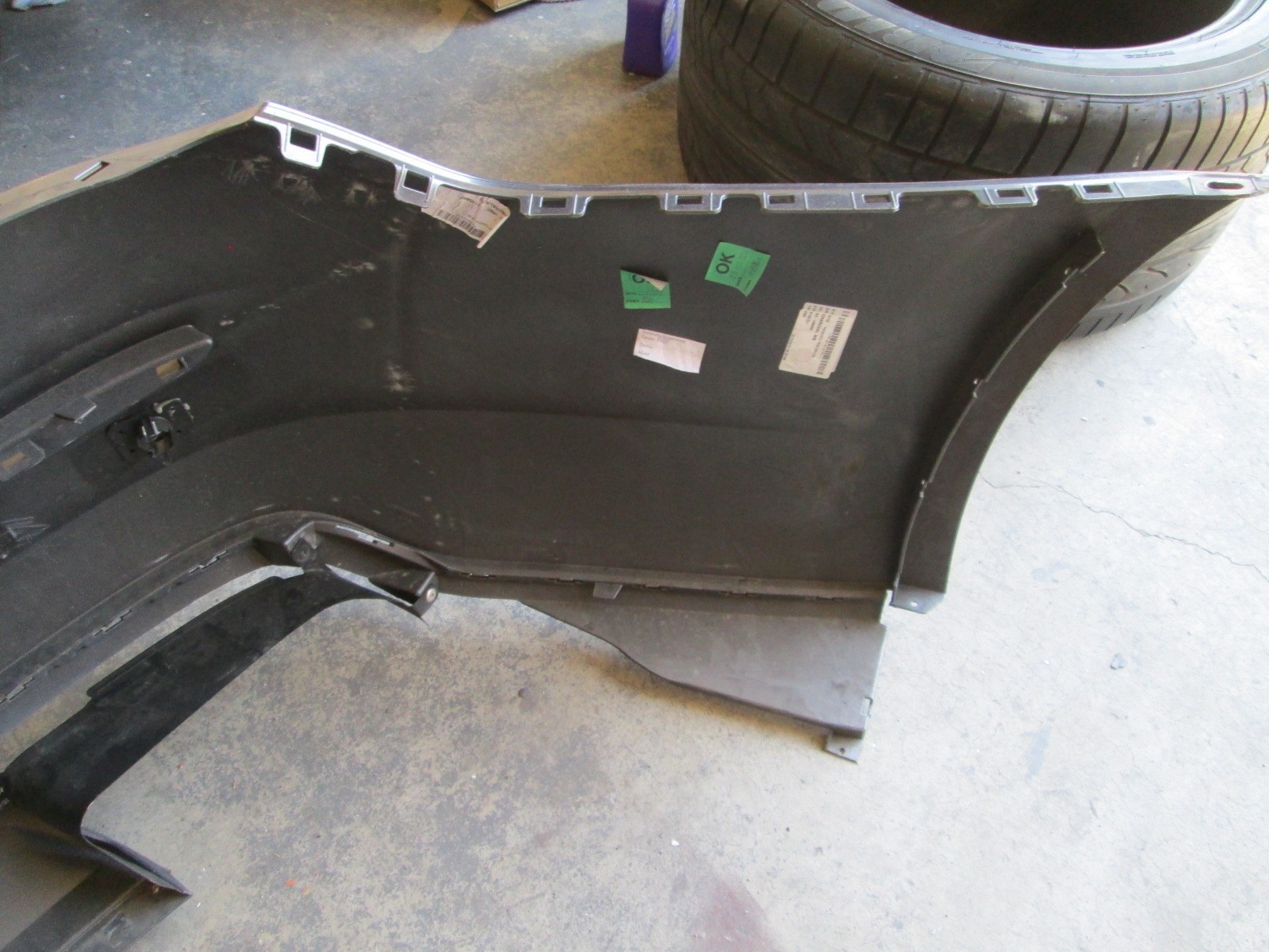 Maserati Quattroporte  Rear Bumper # 670010263 - Silver