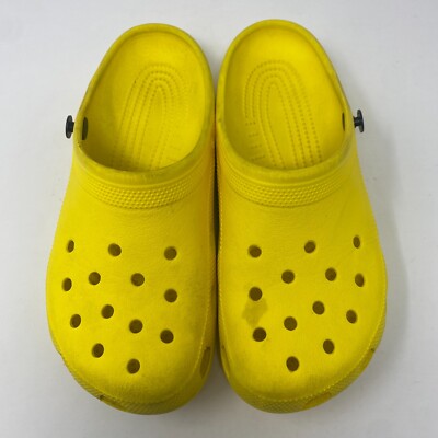 Crocs Classic Clogs Shoes Yellow Men s Size 7 Women s Size 9