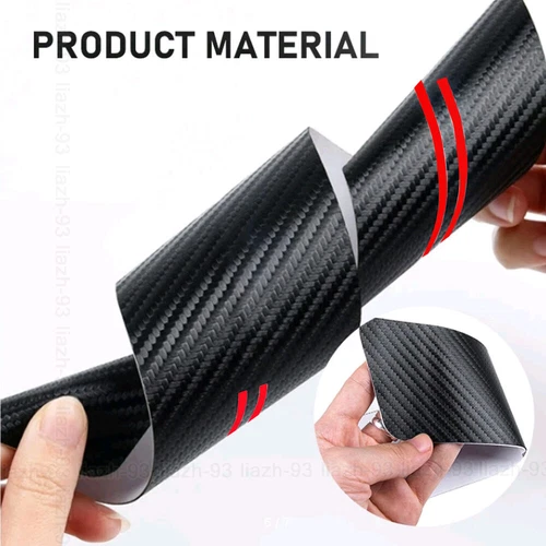 4PCS Car Door Plate Sill Scuff Cover Anti-Scratch Sticker Protector Strip Decal - Picture 9 of 11