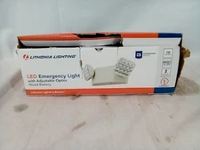 Lithonia Lighting Switch Hardwired LED Off White Emergency Light 263X65