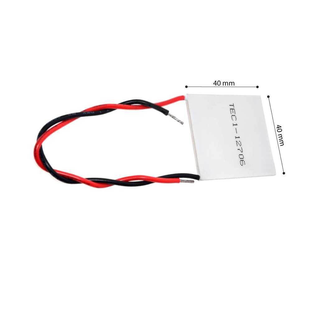 Module Peltier TEC1-12703 40x40mm 12V 3A - Plaque De Refroidissement Céramique Pour Frigo, Dissipation