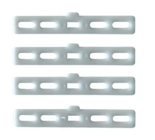 12 VERTICAL BLIND Fabric Inserts - for Top Pocket to Hold Vanes on Track -Saver 