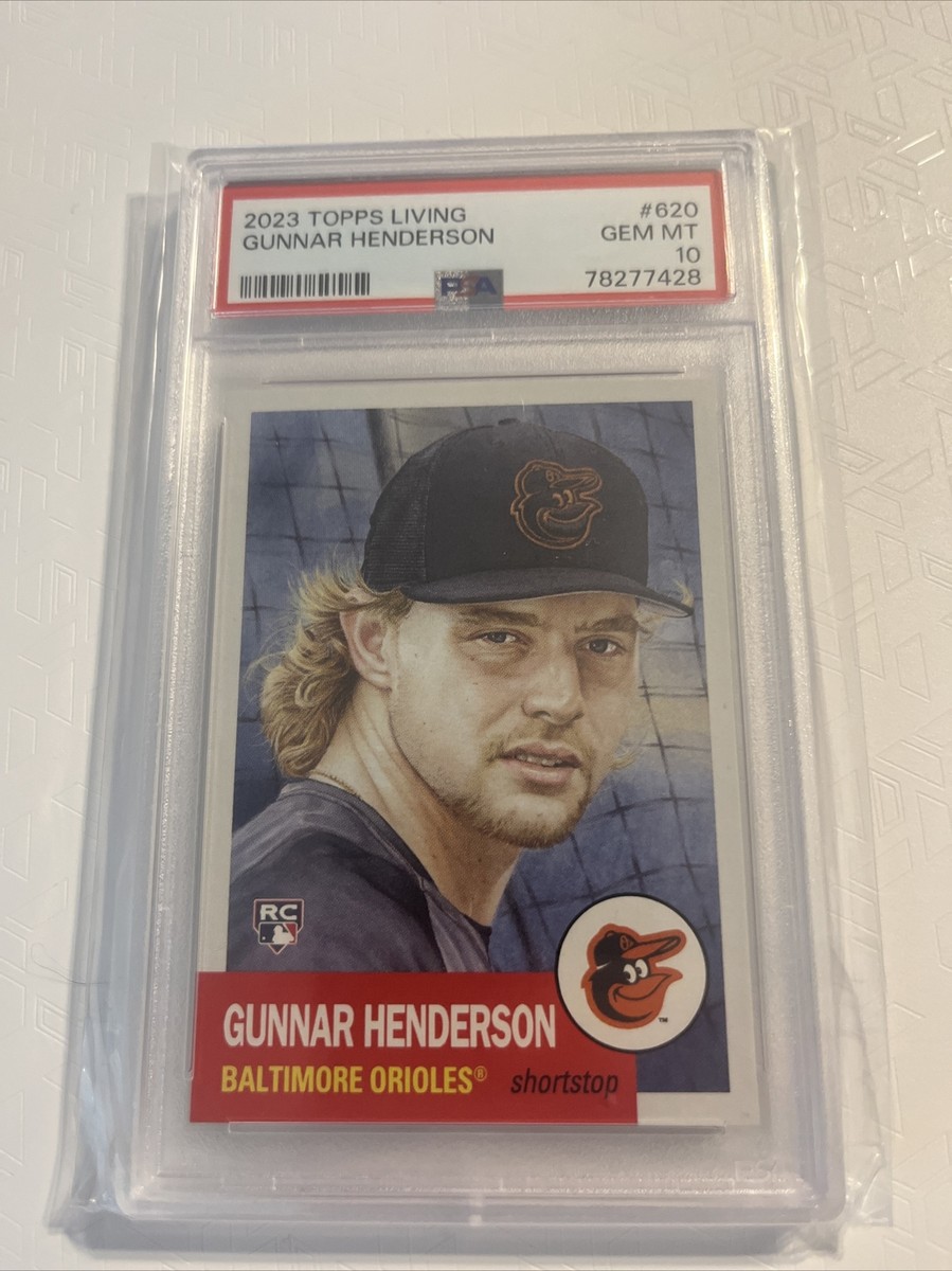2023 Topps Living Gunnar Henderson PSA 10 Rookie RC | eBay