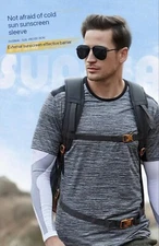 1 pair Arm Compression Sleeves Warm Arm Covers for Men Women UV Protection