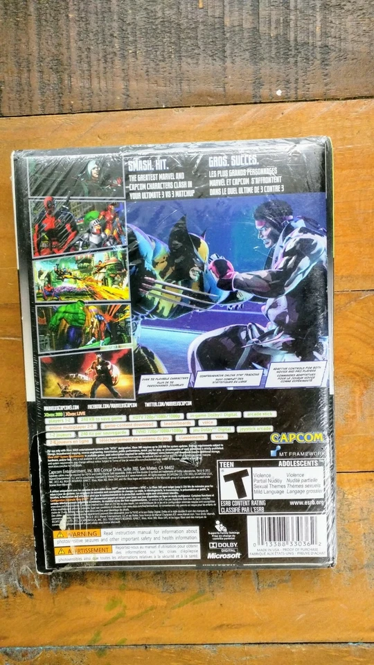 New ✹ MARVEL VS CAPCOM 3 ✹ SPECIAL LIMITED EDITION ✹ Xbox 360 Game  - Image 4 of 4