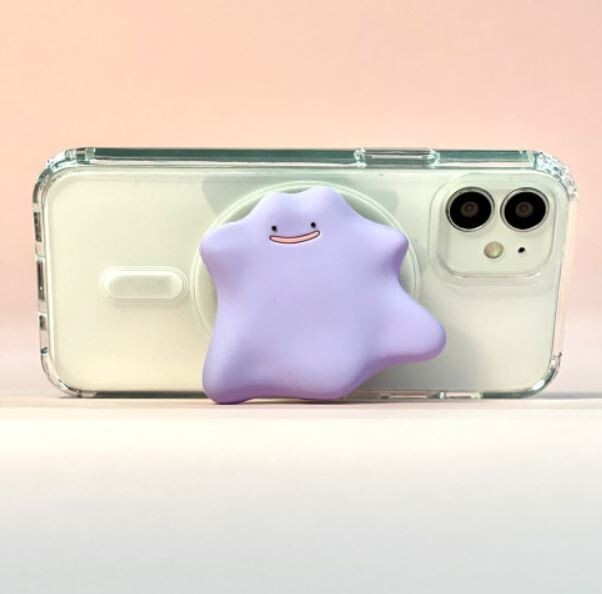 POKEMON DITTO Finger Holder Grip Tok Rotatable Stand For Cell