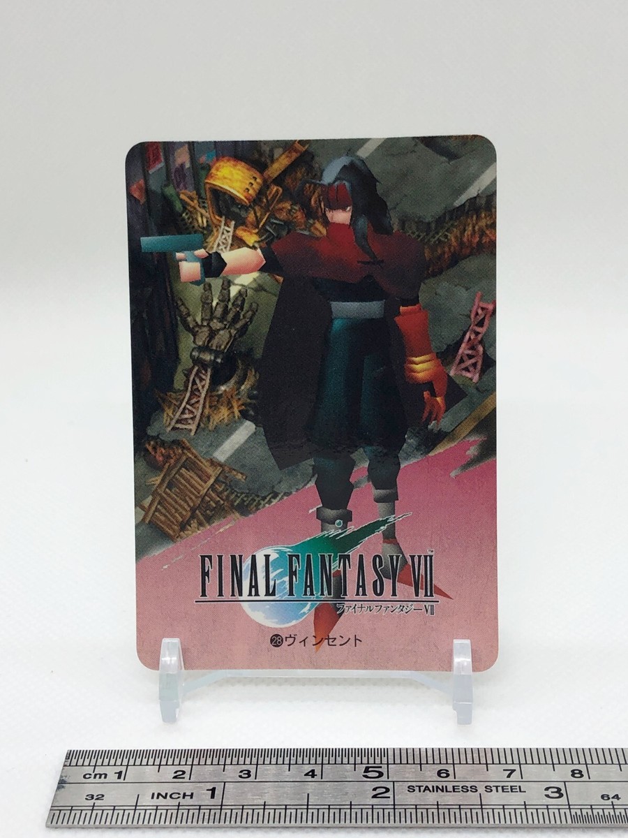 Vincent Final Fantasy VII Carddass 1997 No28 SQUARE BANDAI Japan