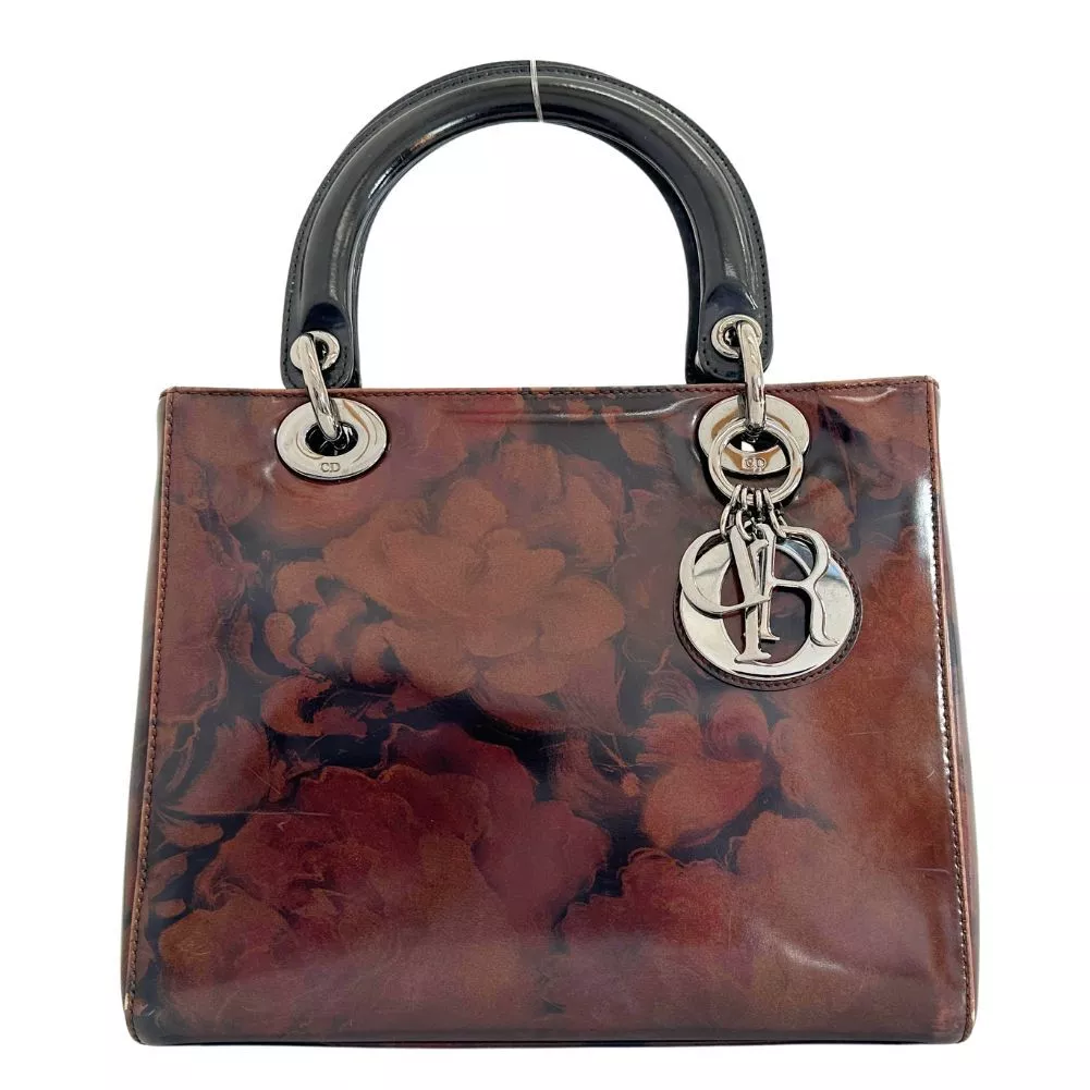 Dior MA 0958 Lady Dior Handbag Patent leather Women