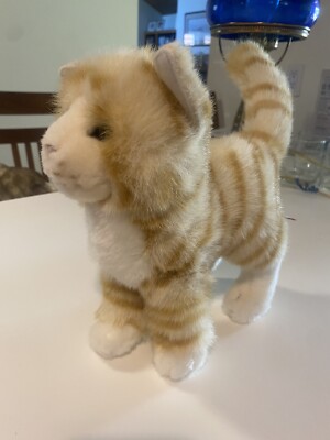 Douglas Cuddle Toys 10  Orange Striped Tabby Cat Kitten Stuffed Plush Animal