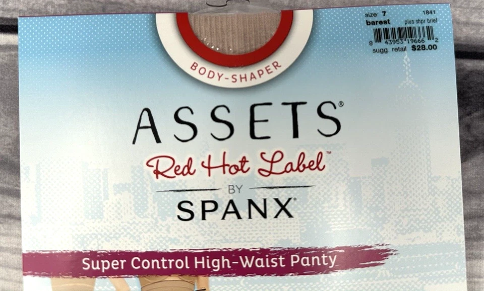PANGUITA SPANX ASSES RED HOT LABEL SUPER CONTROL CINTURA ALTA MODELADORA TALLA 7 PEOREST Foto 2 de 4