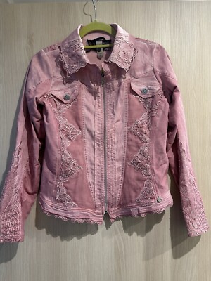 Jacke mit Glitzersteinchen und Spitze, Oktoberfest, Trachtenstil