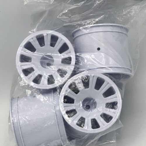 JConcepts Rulux 1/8th R/C Truck Wheels Standard Offset White 3315 T4 Rear - Picture 2 of 6