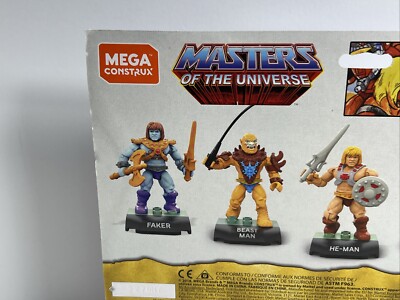 MEGA Masters Of The Universe Battaglia Per Eternia - 6 Figure Micro Action Da Costruire Con Torretta Laser - 110 Pezzi, Per Bambini 8+