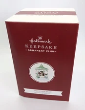 Hallmark 2020 Snowman Band Keepsake Ornament Club Exclusive Light Sound Motion