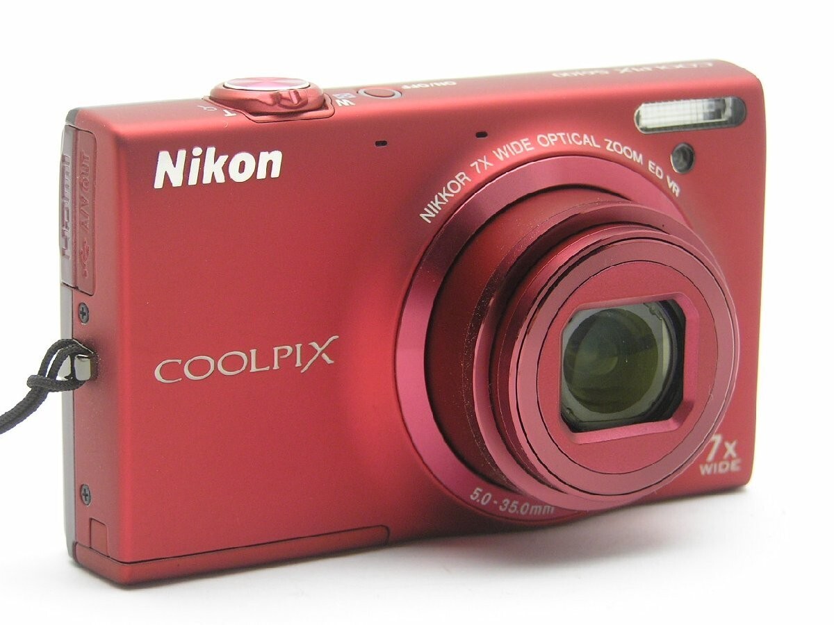 Nikon COOLPIX S6100 デジタルカメラ デジカメ ジャンク Nikon COOLPIX S6100 red 20.0MP Digital Camera English