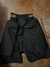 Cienfy 3D Hip Protective Padded Shorts EVA Tailbone pad Impact Gear Size Small