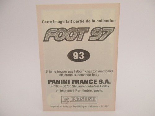 Sticker PANINI FOOT 97 N°93 Christophe Revault Le Havre - Picture 2 of 2
