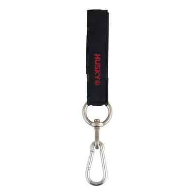 18 in. Heavy Duty Hanging Carabiner Strap Zinc- Plated Steel with Quick-Release Hooks and Loop Fastening in Black 18 in. Heavy Duty Hanging Carabiner Strap Zinc- Plated Steel with Quick-Release Hooks and Loop Fastening in Black