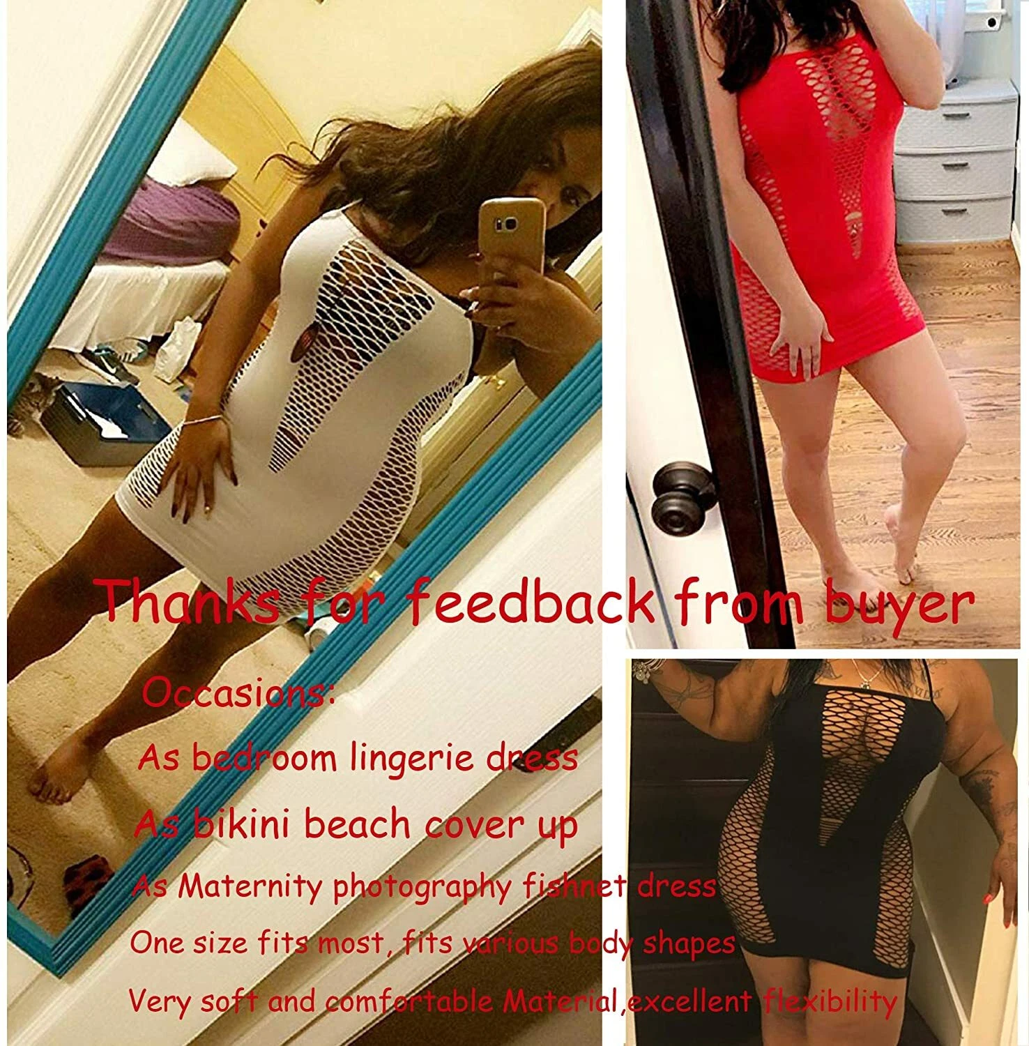 VALENTINO Vestito calza body a rete adulto nuovo donna lingerie sexy babydoll pigiama US