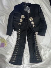 Mariachi Suit Boys Authentic Metal Ornament Traje Charro See Description