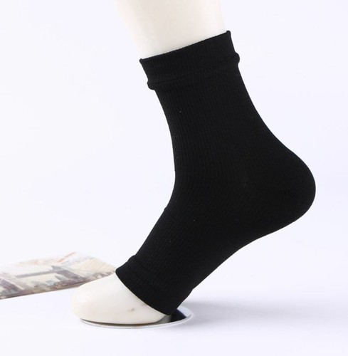 Compression Sleeve Support PLANTAR FASCIITIS Foot Pain Valgus Heel Ankle Sock PB - Afbeelding 1 van 2