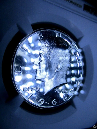 1964 KENNEDY HALF PR68 ACCENTED HAIR ULTRA RARE STRAIGHT G REV MAC APPROVED PQ+