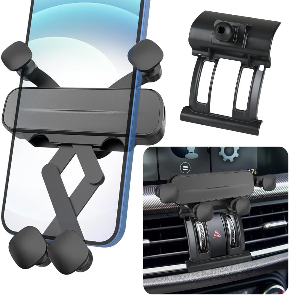 Car Phone Holder Mount for Alfa Romeo Stelvio 2018 2019 2020 2021 2022 2023
