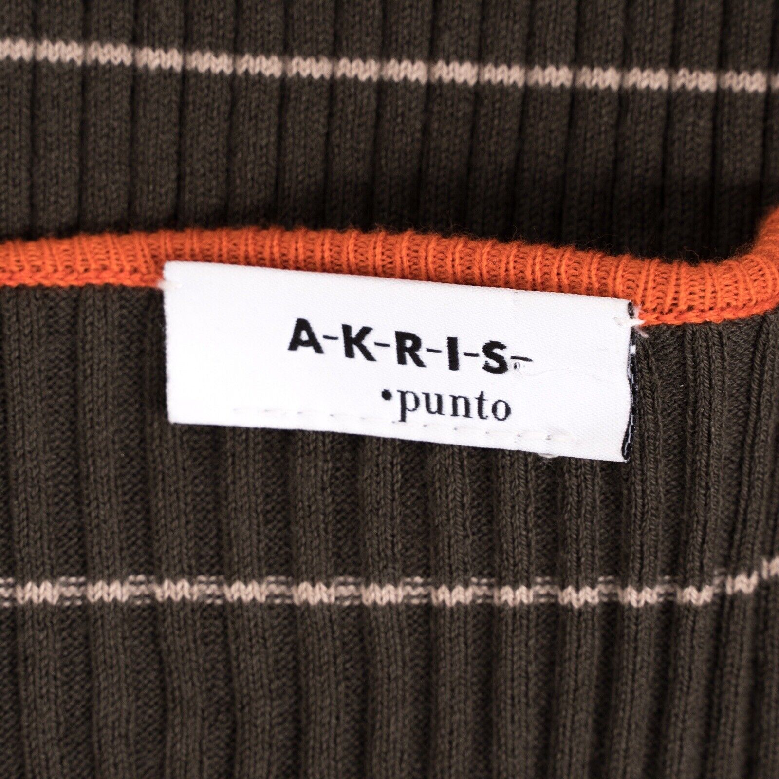 AKRIS punto Rib-Knit Fit Top Pullover Short Slv S… - image 6