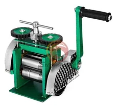 Manual Rolling Mill Machine 85mm Wire Pattern Sheet Metal Jewelry Supplies #F1