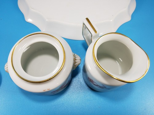 Vintage RICHARD GINORI Italy Siena Rust Tea Set: Sugar Bowl, Creamer & Tray RARE - Picture 11 of 14