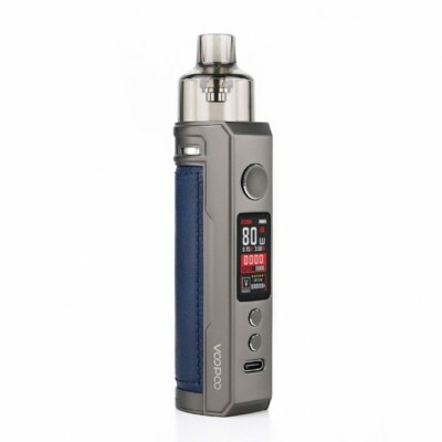 Drag X Mod Pod BY VOOPOO Vape ECig Starter Kit 80W WITH PnP Coils & BIG  Pods TPD