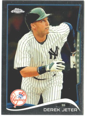 2014 Topps Chrome #56A Derek Jeter ~ NY Yankees! ~ The Captain ~ Great Portrait