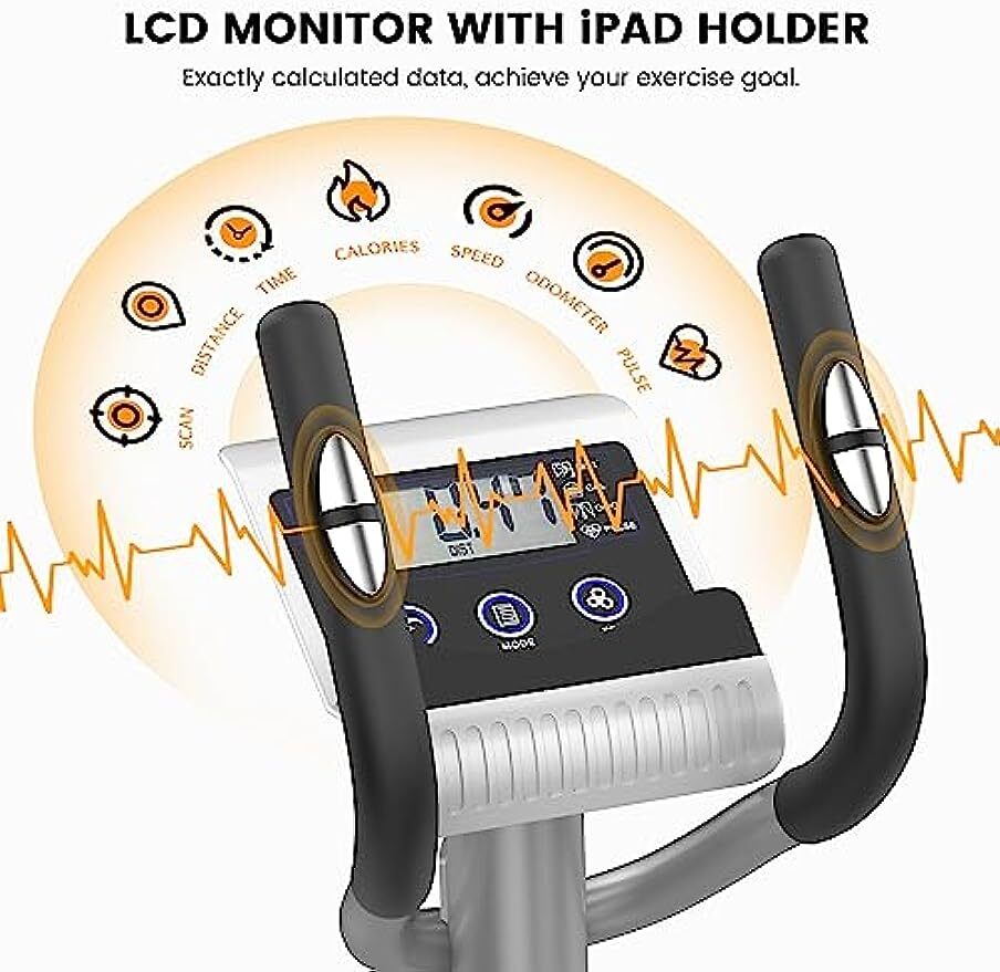 Home Elliptical Machine Cross Trainer Exercise Machine Fitness Workout Cardio