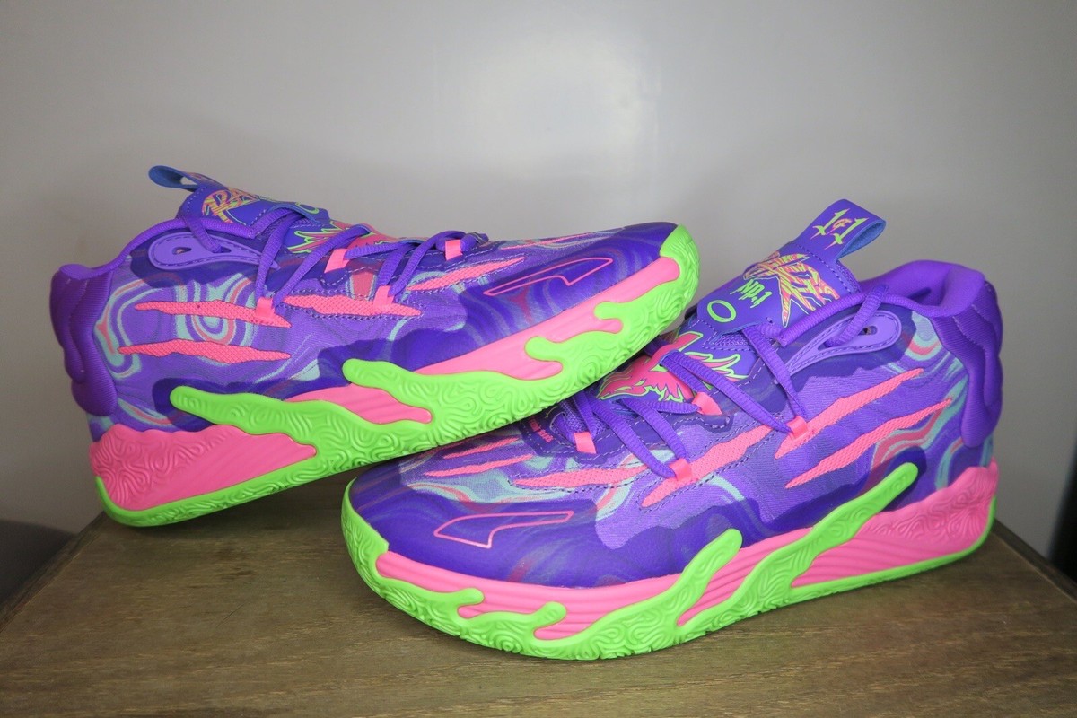 PUMA MB Basketball Melo Ball MB 03 Toxic Purple 378916 01 New