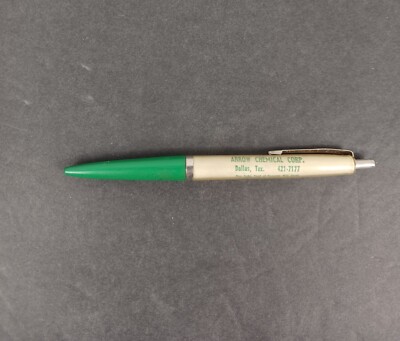 Vintage Arrow Chemical Corp Pen Advertisement / Rite O Graph USA / Dallas Texas 