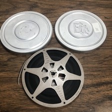VINTAGE 8mm Home Movie Film 5  Metal Reel Unwatched Mystery Content w/ Can