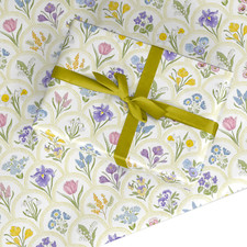 Dyefor Spring Floral Pattern Wrapping Paper Gift Wrap