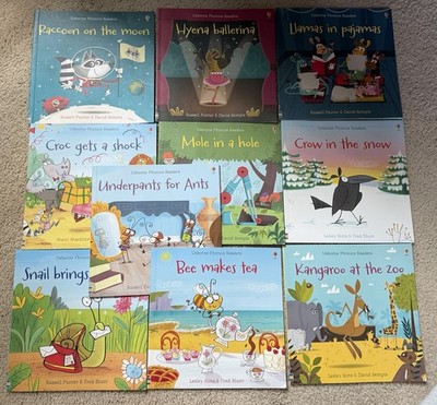 Lot 10 Usborne Phonics Readers Set Learning to Read Beginner Little Children