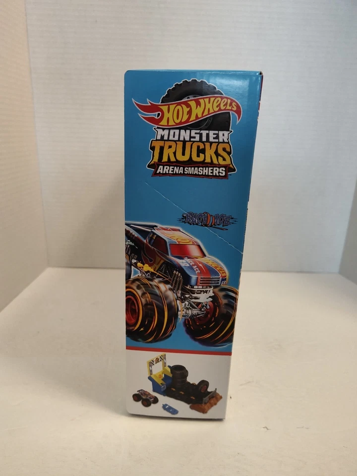 Hot Wheels Monster Trucks Arena Smashers Juego - Smash Race Nuevo En Caja Sellado Foto 4 de 4