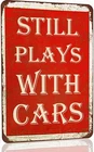 Funny Metal Garage Sign - Vintage Car Room Decor - 8x12 Inch Gift for Car Lovers