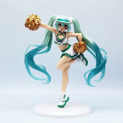 18cm Hatsune Miku Cheerleader Kawaii PVC Action Figure Model Toy Gift