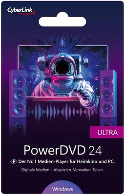 Cyberlink PowerDVD 24 Ultra / 1 PC / Dauerlizenz / PKC