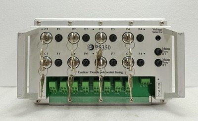 HERNIS SCAN SYSTEMS PS350 Centralized Power Supply 30VAC 8-CH USED